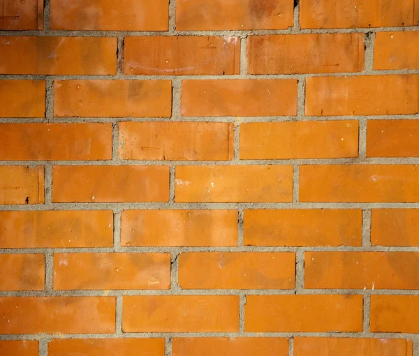 Brickwall mönster textur i orange färg — Stockfoto
