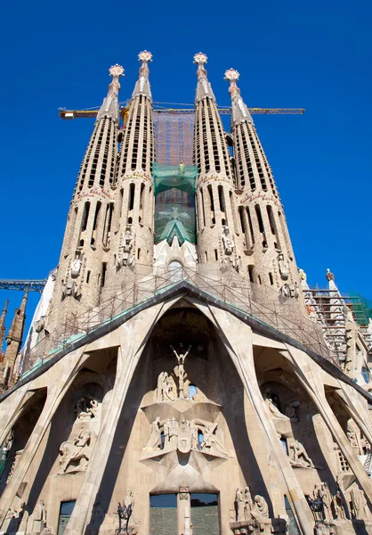 Catedral Sagrada Familia de Barcelona por Gaudí — Foto de Stock