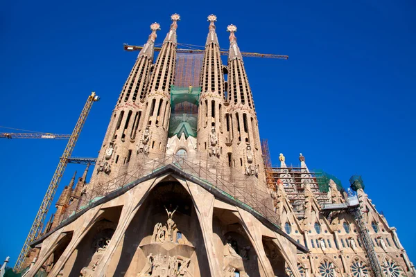 Barcelona Sagrada Familia cathedral by Gaudi — Stock Photo, Image