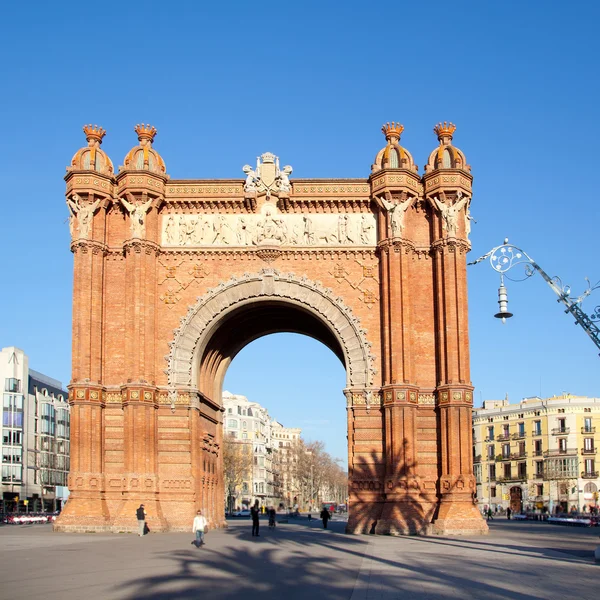 Arco del triunfo Βαρκελώνη Αψίδα Θριάμβου — Φωτογραφία Αρχείου