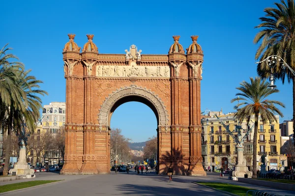 Arco del Triunfo Барселона Тріумфальна арка — стокове фото