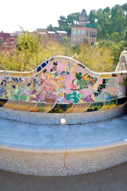 Barcelona park guell gaudi modernizm ile