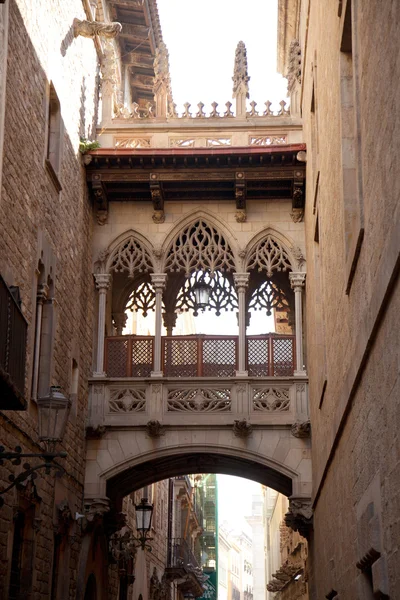 Barcelona palau generalitat im gotischen barrio — Stockfoto