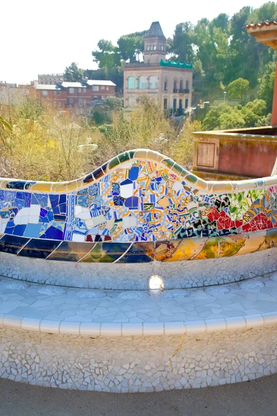 Parco di Barcellona Guell del modernismo Gaudì — Foto Stock