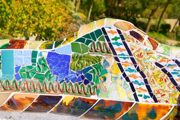 Barcelona Park Guell of Gaudi modernism — Stock Photo, Image