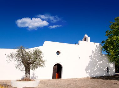 Ibiza santa agnes de corona Ines beyaz kilise