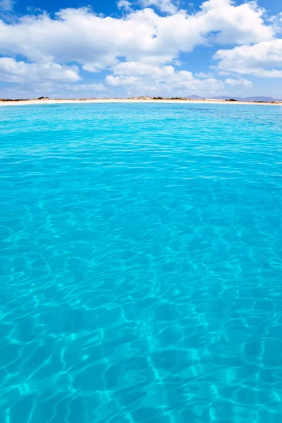 Balearic Formentera island Llevant beach — Stock Photo, Image