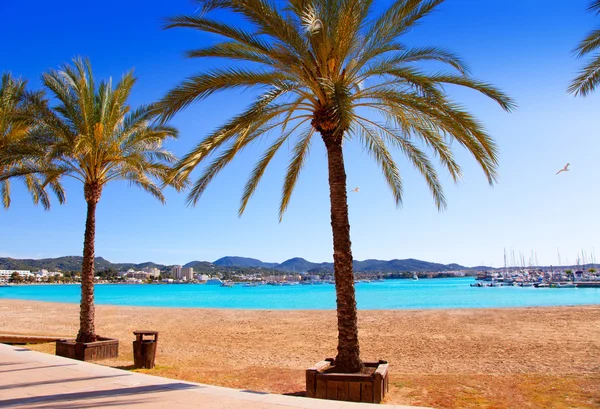 Abad strand van Ibiza sant antoni de portmany — Stockfoto