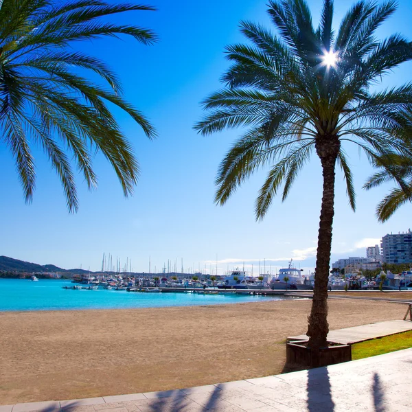 Ibiza Sant antoni de Portmany Praia de Abad — Fotografia de Stock