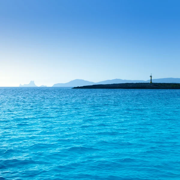Espalmador in formentera eiland met gastabi islet — Stockfoto