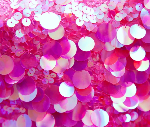 ピンクのスパンコール パターン テクスチャ背景 — ストック写真