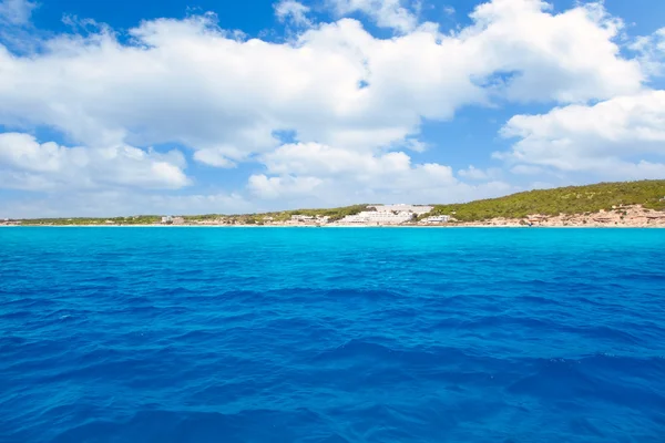 Formentera Południowej els arenals platja de migjorn — Zdjęcie stockowe