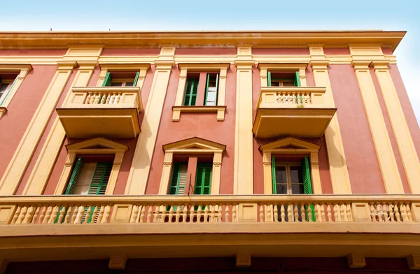 Eivissa 伊维萨岛镇大厦在维拉港 — 图库照片