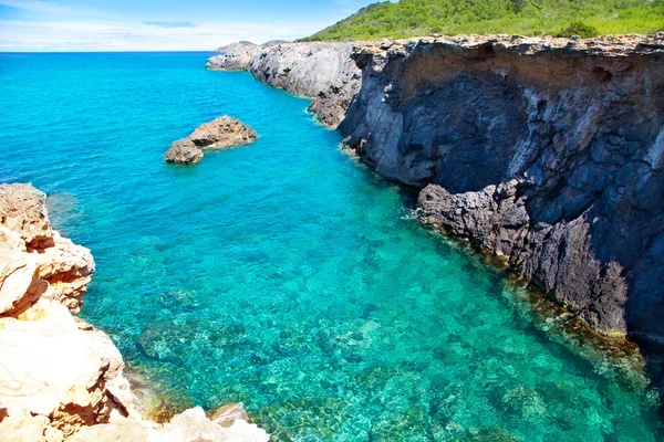 Insel Ibiza canal d de Marti Pou des Lleo Strand — Stockfoto