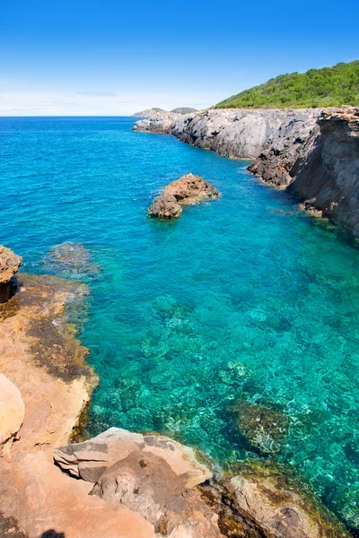 Wyspa Ibiza kanał d pl plaży lleo des pou marti — Zdjęcie stockowe