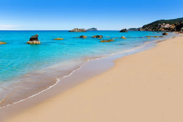 Пляж Fabuas Blanques Agua blanca — стоковое фото