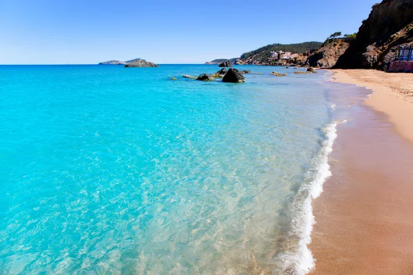 Aiguas Blanques Agua blanca Ibiza beach — Stock fotografie