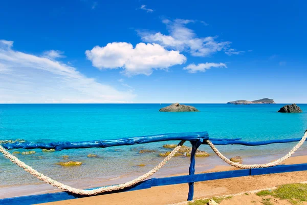 Aiguas Blanques Agua blanca Ibiza beach — Stock Photo, Image