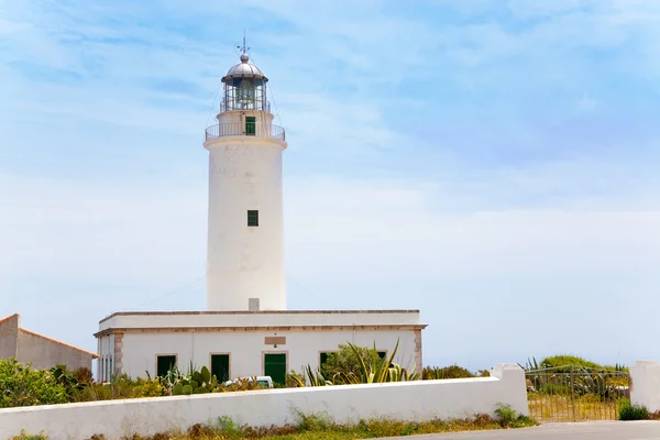 La mola Leuchtturm in Formentera auf den Balearen — Stockfoto
