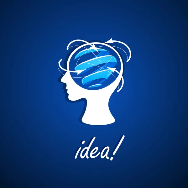 Obchodní ikona "idea" — Stockový vektor