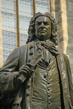 Monument for Johann Sebastian Bach clipart