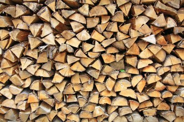 Stack firewood clipart