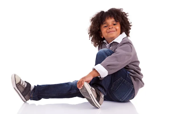 Portrait of a cute african american little boy — Stock Photo, Image