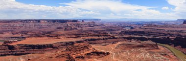 ölü atı görünümü Utah'ın panoramik manzarasını