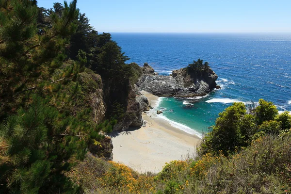 Costa do Pacífico na Califórnia - Highway one — Fotografia de Stock