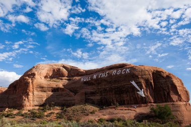 Arches Ulusal Parkı Utah (kaya delik) - ABD