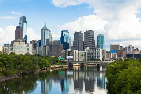 Vista Skyline de Filadélfia, Pensilvânia Fotos De Bancos De Imagens Sem Royalties