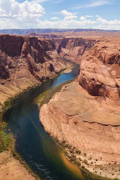 马蹄湾的页亚利桑那州的科罗拉多河 — 图库照片