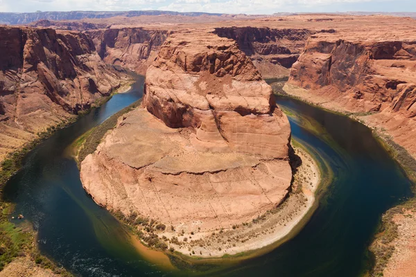 Curva de herradura del río Colorado en la página Arizona — Foto de Stock