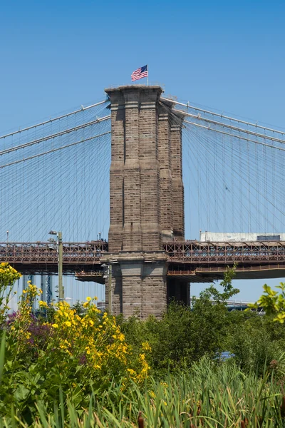 Puente de Brooklyn en la ciudad de Nueva York —  Fotos de Stock