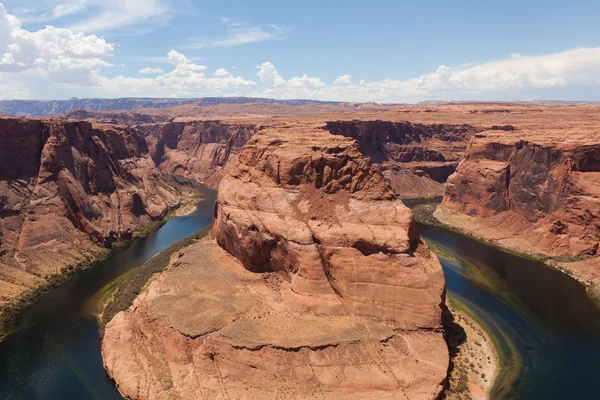 Hufeisenbiegung des Colorado-Flusses in Seite arizona — Stockfoto