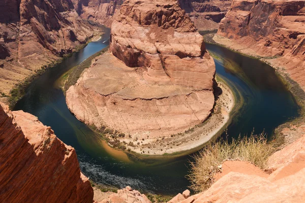 Curva de herradura del río Colorado en la página Arizona — Foto de Stock