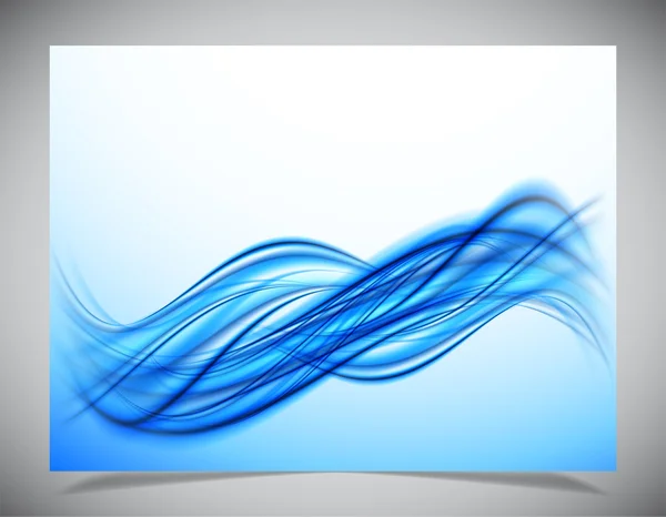 파란색과 흰색 현대 미래 배경 — 스톡 벡터
