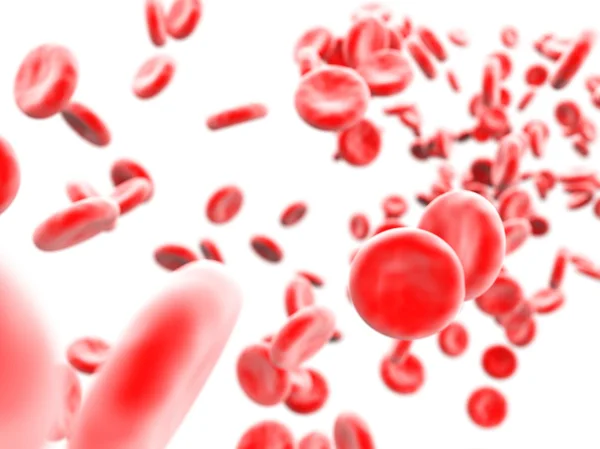 流的血液细胞 — 图库照片