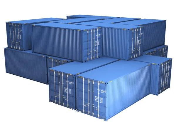Nákladní kontejnery — Stock fotografie