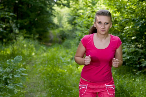 stock image Girl in the woods