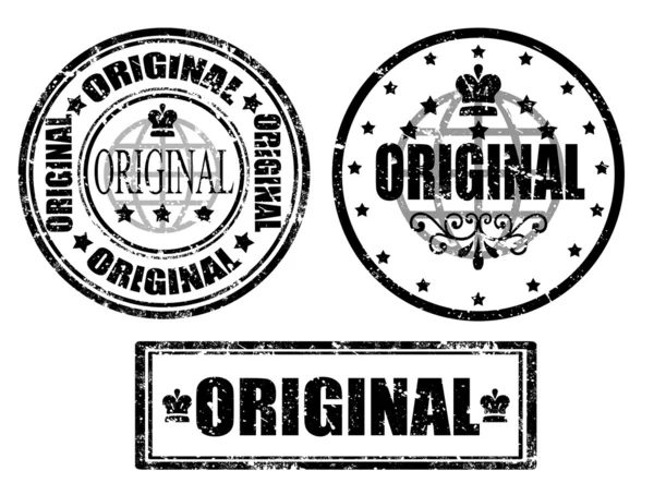 Original stamp — Stock Vector
