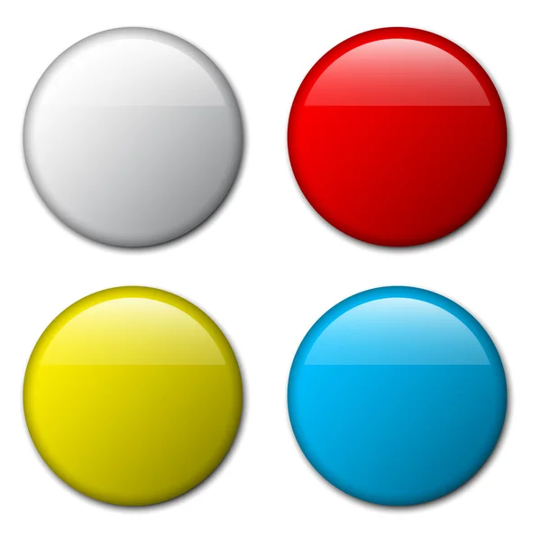 Illustration vectorielle de modèle de badge vierge — Image vectorielle