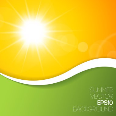 Summer background clipart