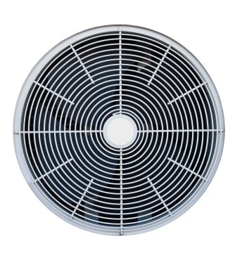 Air conditioner fan isolated clipart