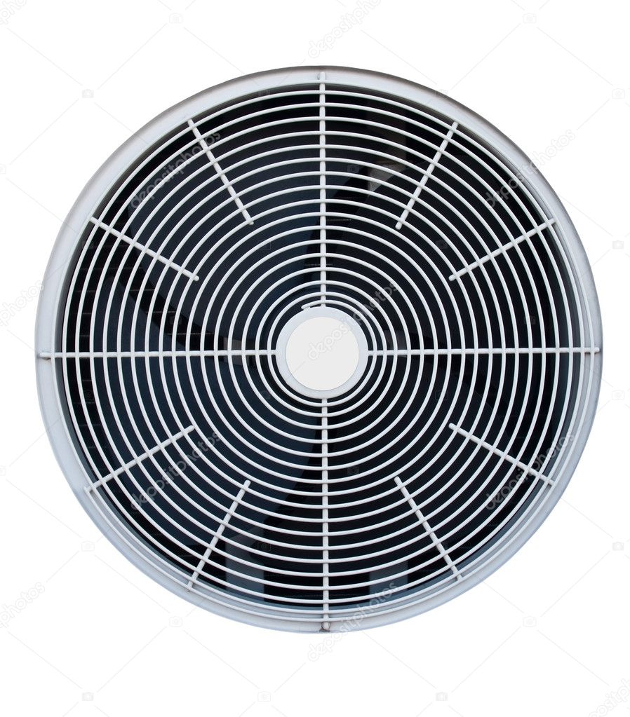 Air conditioner fan isolated
