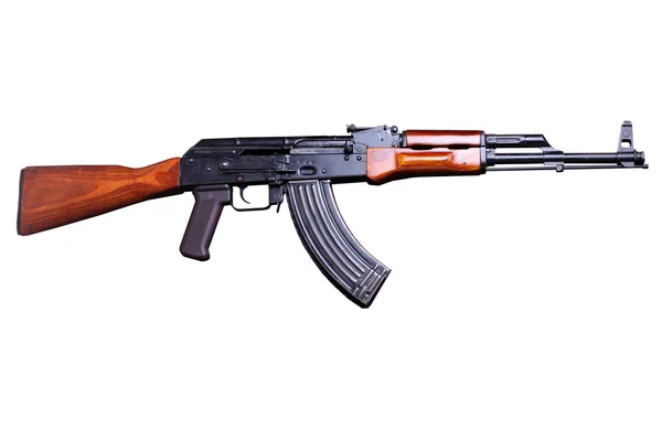 AK-47 izolované na bílém — Stock fotografie
