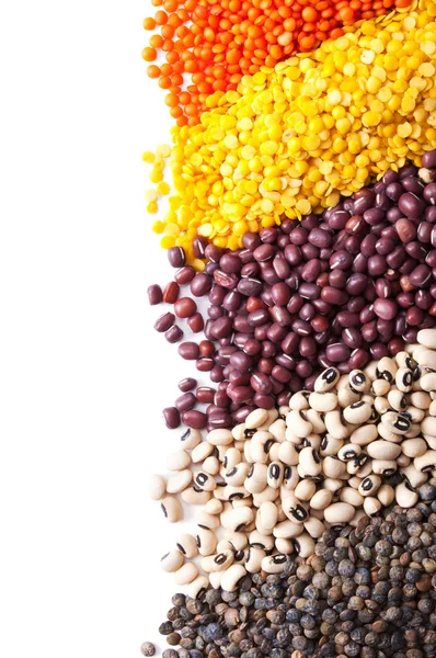 Background with different legumes — Stock Photo, Image