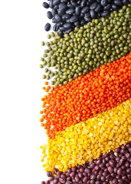 Background with different legumes — Stock Photo, Image