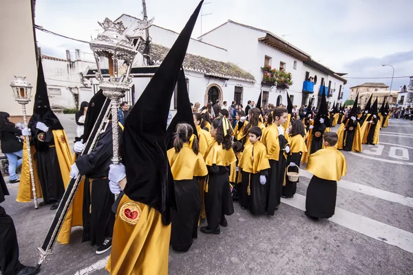 De buitengewoon christelijke processie van de Heilige week. — Stockfoto