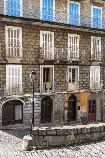 stock image Traditional mediterranean stone house in Corsica.